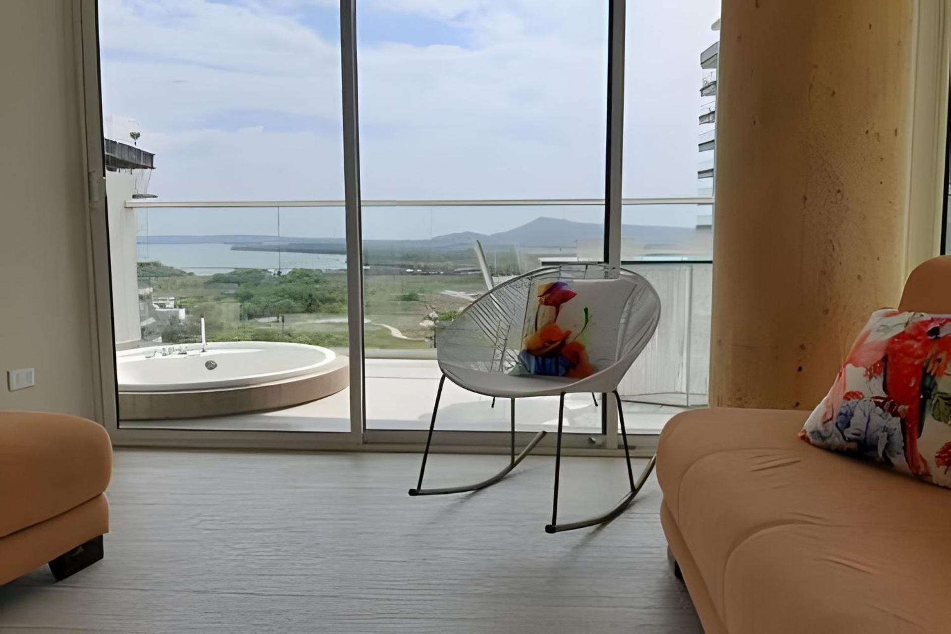 2 Dormitorios Jacuzzi Y Vista Mar. Frente A Playa Cartagena Exterior foto